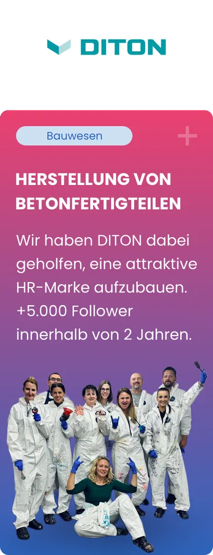 Diton - Beispiel für einen LinkedIn-Karussell-Post