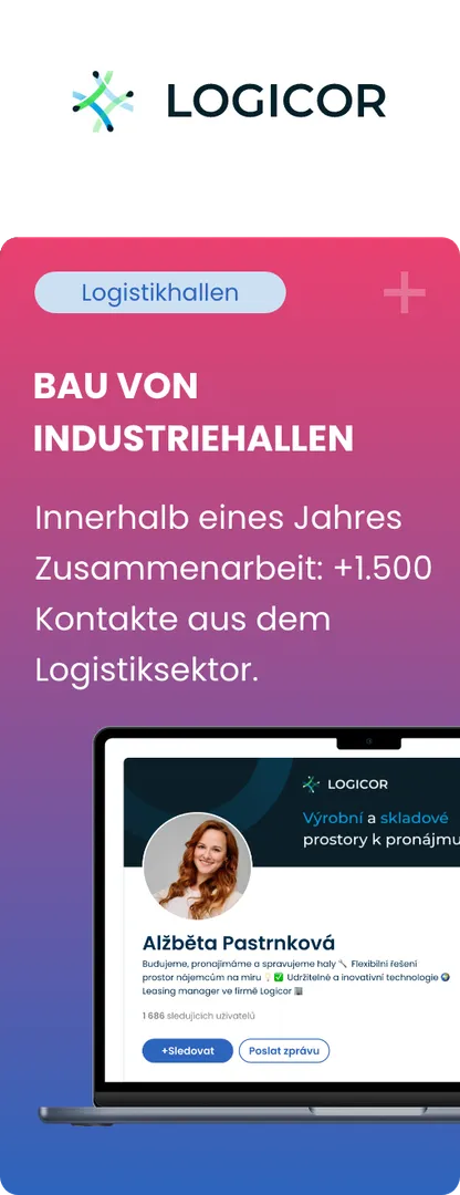 Logicor - Beispiel für einen LinkedIn-Karussellbeitrag