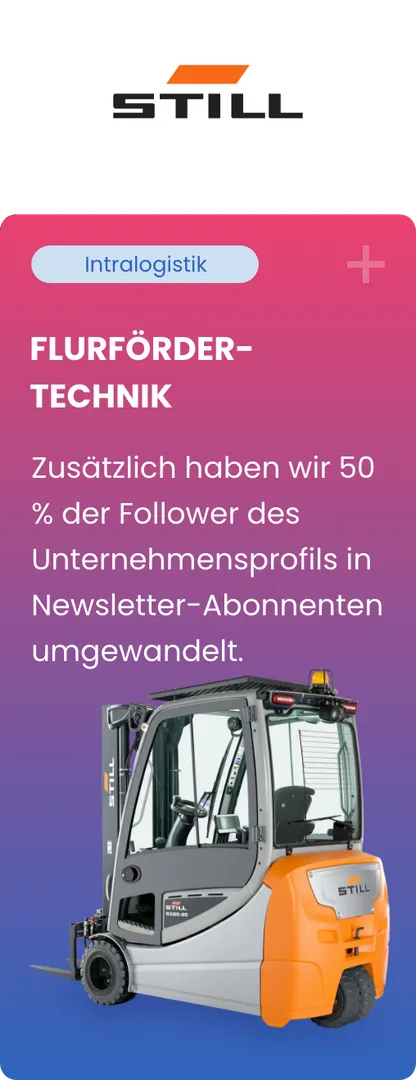 STILL - Beispiel für einen LinkedIn-Karussell-Post